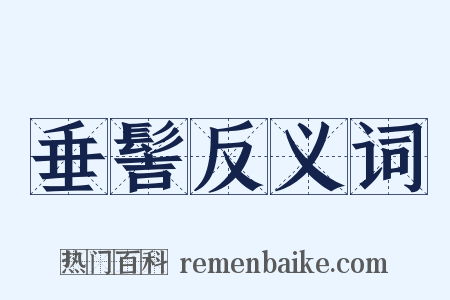 垂髻反义词是什么意思的图片